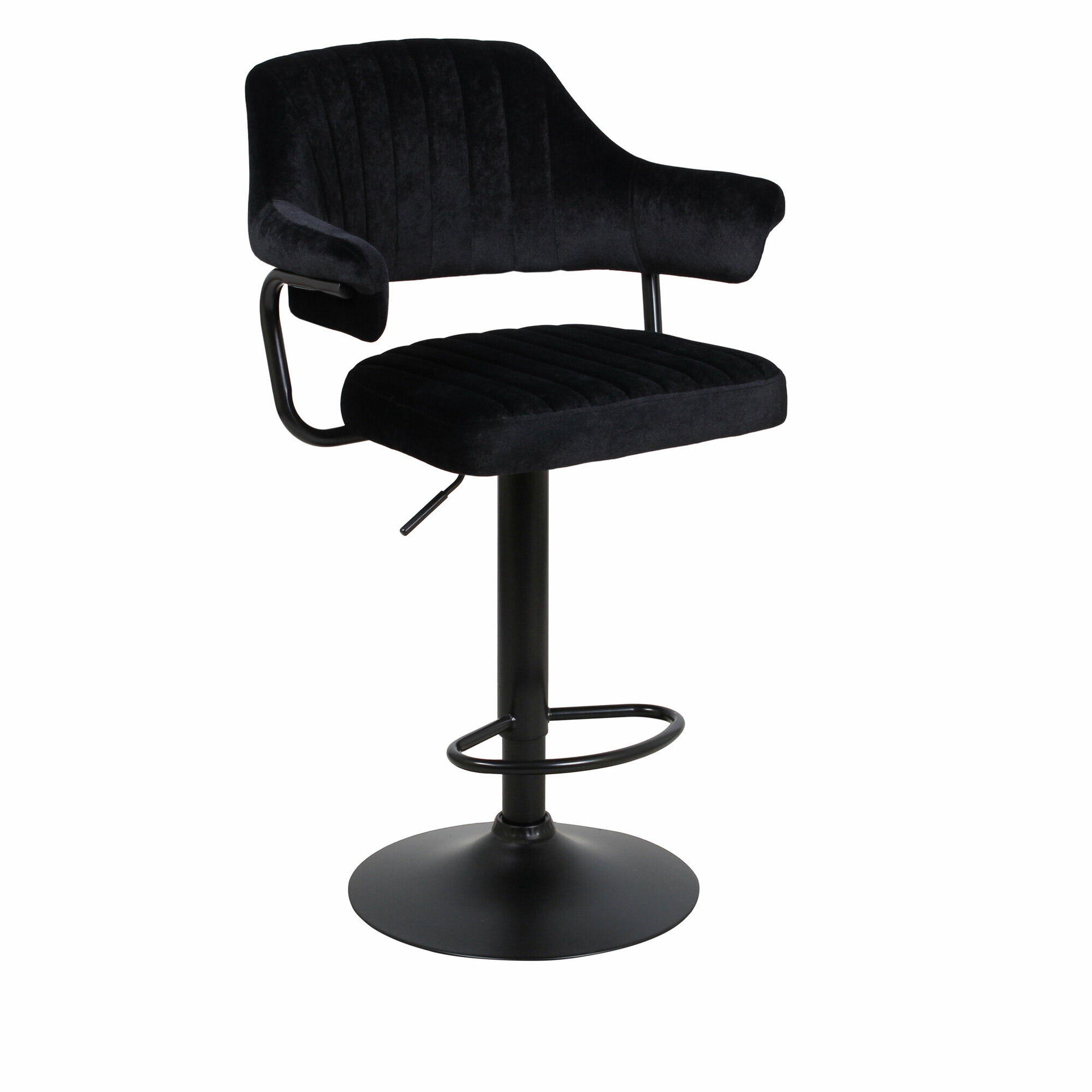 Стул барный ecoline Кантри WX-2917 цвет сиденья черный, цвет основания черный