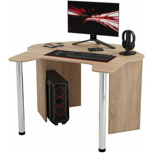 Стол Витал-ПК Билд 1200 дуб сонома (3 коробки)