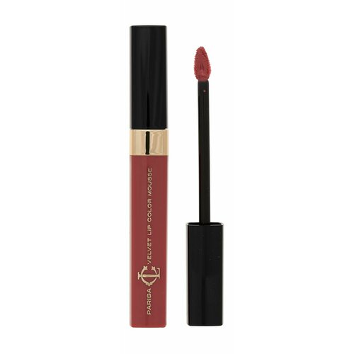 Матовый блеск-мусс для губ / 1 Розово-коричневый перламутр / Parisa Cosmetics Velvet Lip Color Mousse