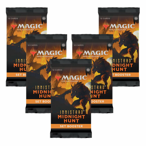 Magic The Gathering: 5 СЕТ-бустеров MTG издания Innistrad Midnight Hunt на английском коллекционный бустер magic the gathering выпуска innistrad midnight hunt на английском языке