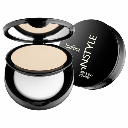 TopFace пудра шелковистая instyle wet & dry powder 001 фарфоровый (арт PT261)