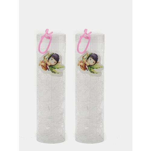 Силиконовые резинки для волос белые