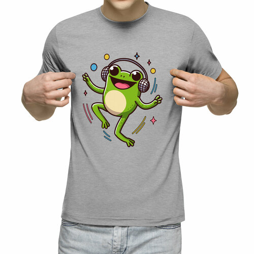 фото Футболка us basic, размер m, серый