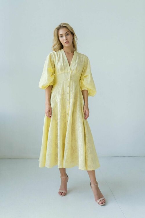 Платье Pepen, размер XS, желтый