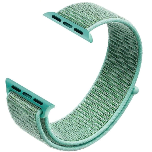 ремешок для apple watch 38 40 41mm nylon loop blue green Ремешок для Apple Watch 38/40/41mm Nylon Loop Teal