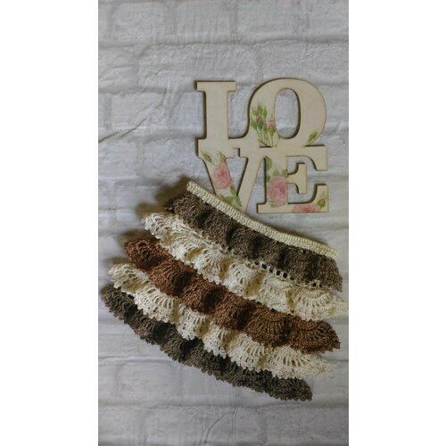 фото Юбка, размер 80, бежевый нет бренда