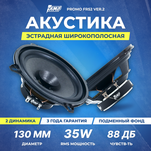 Акустика эстрадная AMP PROMO FR52 ver2 широкополосная 145600₽