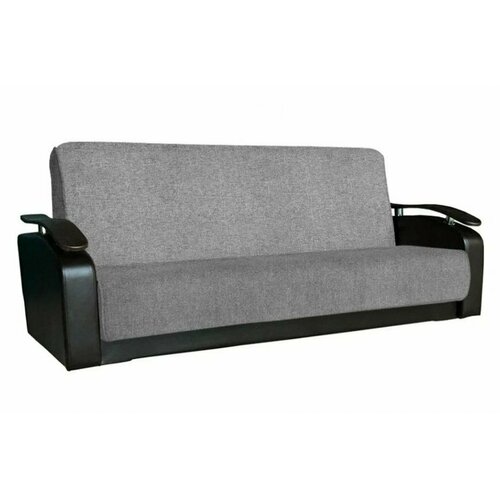 Диван Антуан - Серый рогожка Кожзам черный Венге шелк 33582₽