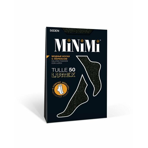 фото Носки minimi, 50 den, размер 0 (uni), черный
