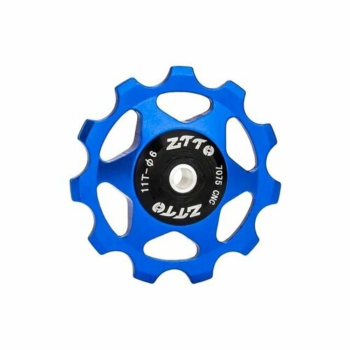 Ролик заднего переключателя ZTTO 11T steel bearing синий AL7075 539₽