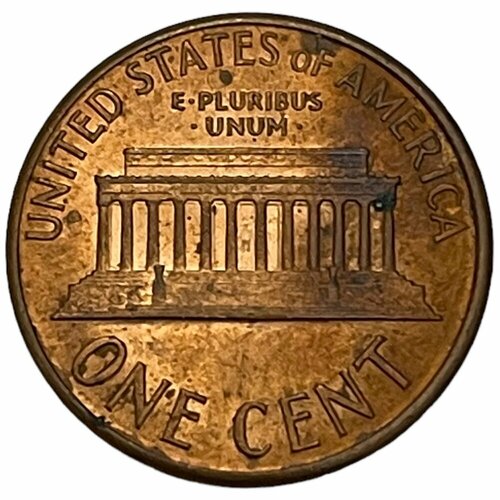США 1 цент 1987 г. (Memorial Cent, Линкольн) (Лот №2)
