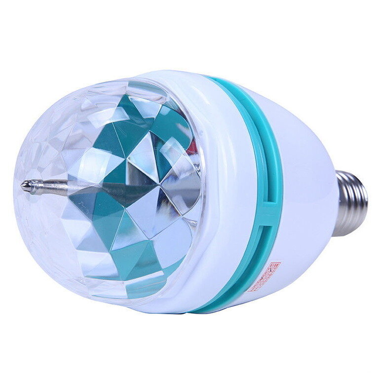 Вращающаяся LED светодиодная диско лампа - фотография № 1