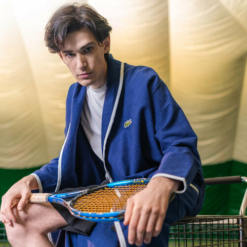 фото Халат lacoste, размер 50/54, marine