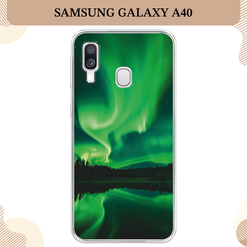 Силиконовый чехол Ночные пейзажи 7 на Samsung Galaxy A40 / Самсунг Галакси A40 пластиковый чехол ночные пейзажи 9 на samsung galaxy alpha самсунг галакси альфа