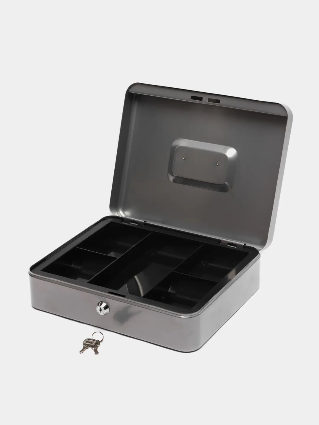 Ящик для ценностей, ключевой замок, серебристый, 90 х 240 х 300 мм