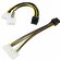 Кабель / переходник питания видеокарты 2 Molex -> 1 PCIe 8pin (ма...