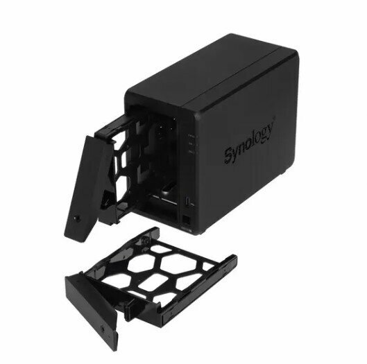 Сетевой накопитель Synology 2x3.5”/2.5" SATA, 2xNVMe, USB3.2Gen1, eSATA, 2xUTP Gigabit, без HDD - фото №10