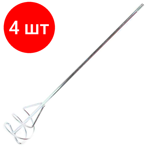 Комплект 4 штук Насадка для миксера REDVERG SDS d100Х600мм 120101 2812₽