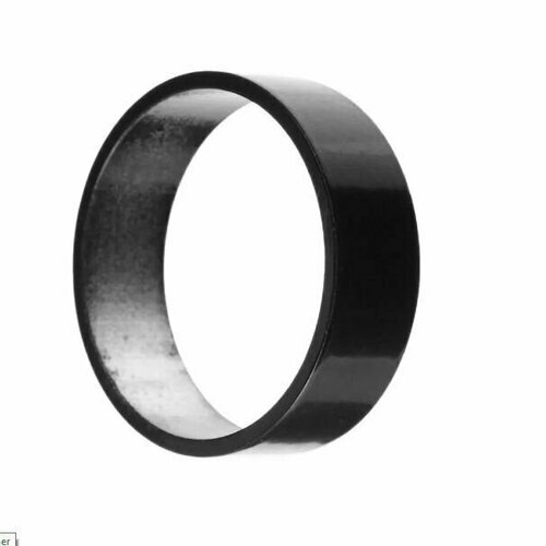 фото Проставочное кольцо (рулевой спейсер) 1-1/8" алюминиевый 10 мм черный trix