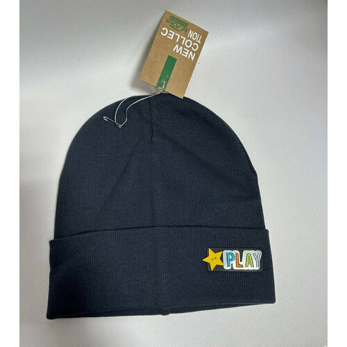 фото Шапка , размер 46/52, черный нет бренда