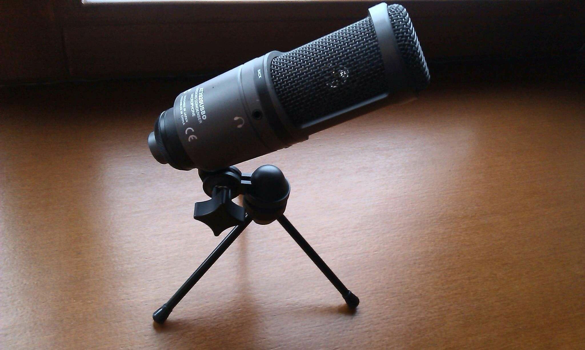 Конденсаторный микрофон Cardioid Condenser USB Microphone Audio-Technica - фото №6
