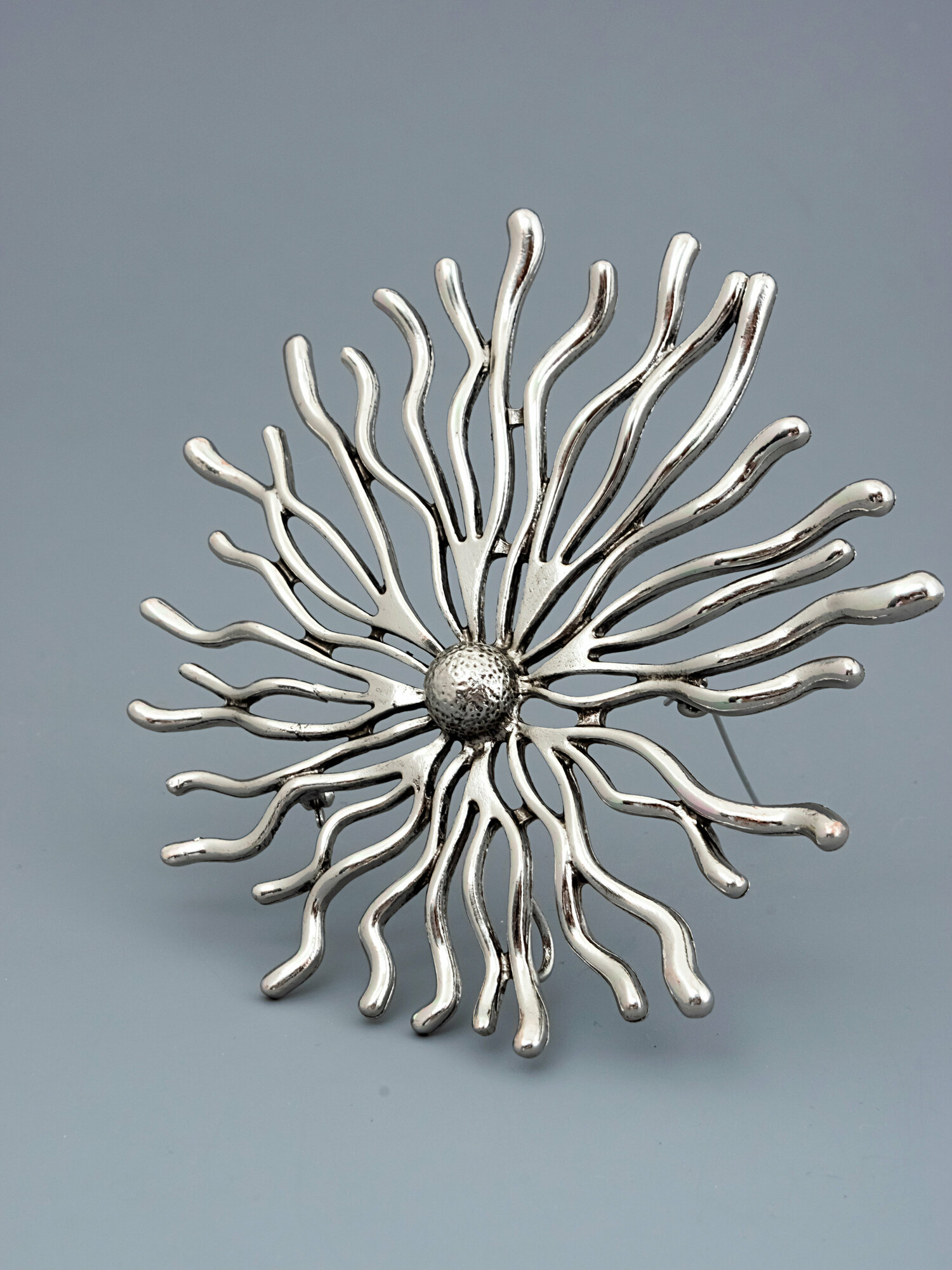 Брошь ЖемАрт, серебристый — фото 1