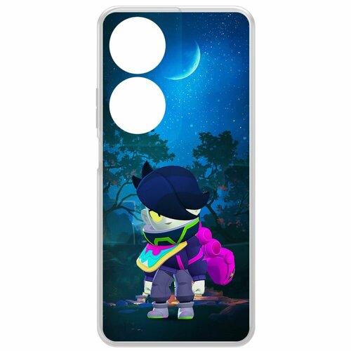 Чехол-накладка Krutoff Clear Case Brawl Stars-Орочи Эдгар для Honor X7b чехол накладка krutoff clear case brawl stars орочи эдгар для tecno camon 19