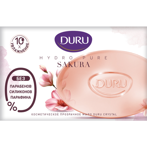 Мыло туалетное Duru Hydro Pure Cherry Blossom 106г 600₽