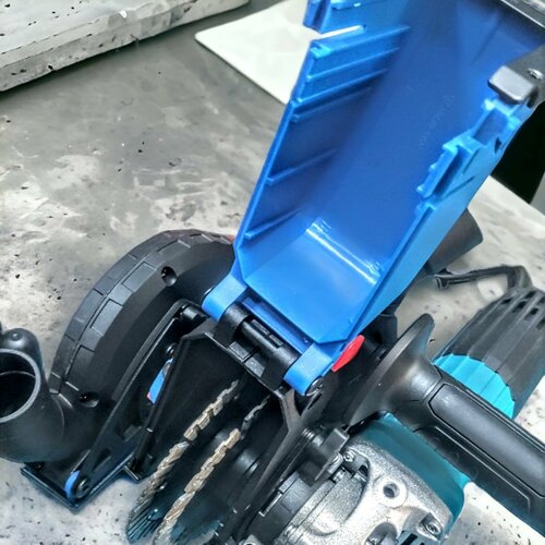 Кожух для штробления 125 150 вытяжной УШМ с насадками для установки двух дисков Штроборез 380000₽