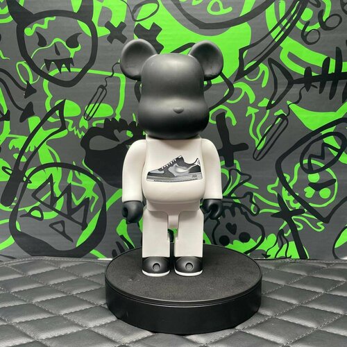 Игрушка медведь Bearbrick Air Черный 28см