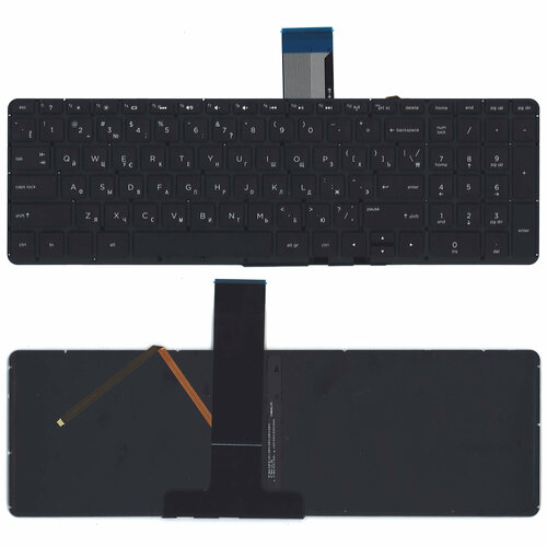 клавиатура для hp envy x360 15 ed черная с подсветкой p n 9z nezsc e01 pk1328b1b00 nsk xwesc Клавиатура для ноутбука HP Envy X360 15-U000 черная без рамки с подсветкой