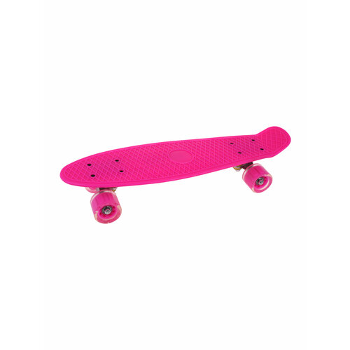 фото Скейтборд детский со светом розовый наша игрушка