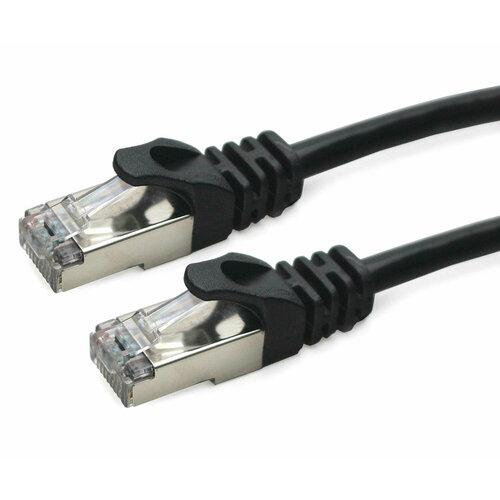 фото Патч-корд ftp cablexpert кат.6, 1м, литой, многожильный (чёрный)