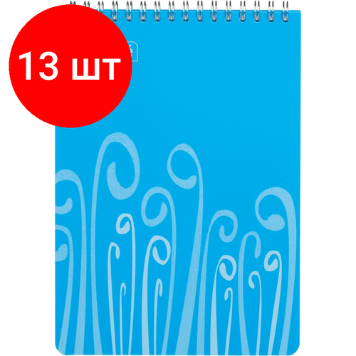 Комплект 13 штук, Блокнот А5, пласт обл,80л, ATTACHE FANTASY, голуб блокнот а5 пласт обл 80л attache fantasy голуб