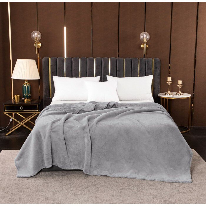 фото Sofi De Marko Покрывало «Аурелия», размер 220х240 см, цвет олива