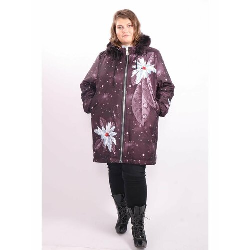 фото Куртка yaber, размер 64/66, коричневый