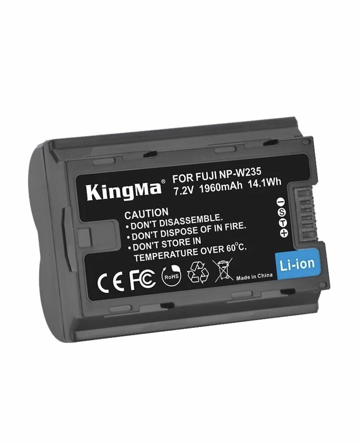 Аккумулятор NP-W235 1960 mAh KingMa для Fujifilm.