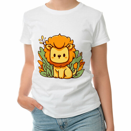 фото Футболка roly, размер l, белый