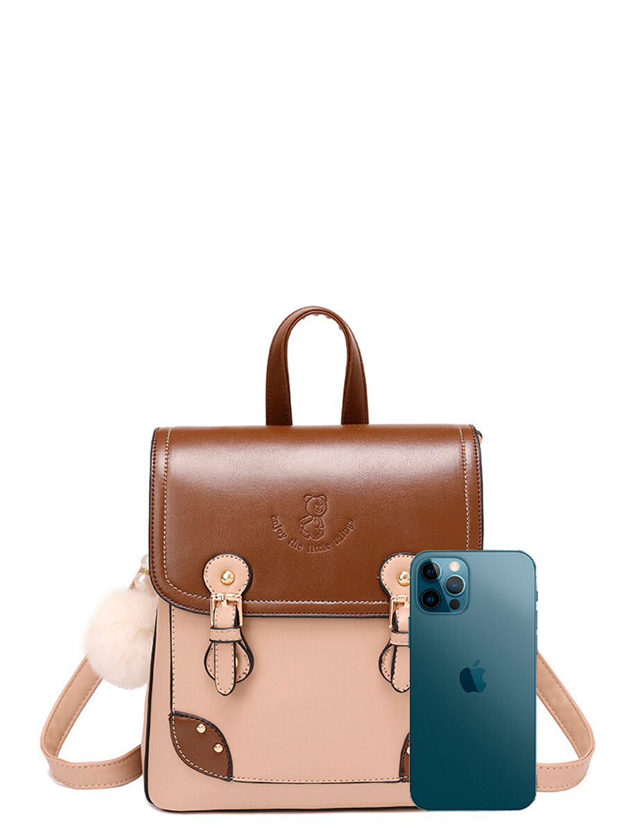 Рюкзак Multibrand B6221-brown - фото №8