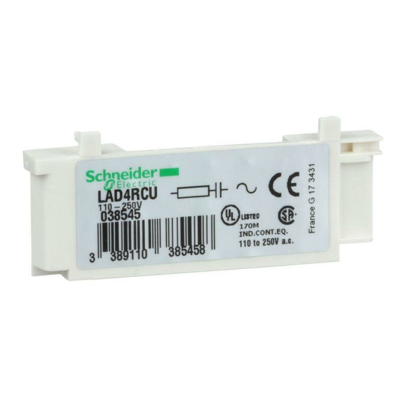 Цепь резистивная АС110…240V | код. LAD4RCU | Schneider Electric (6шт. в упак.)