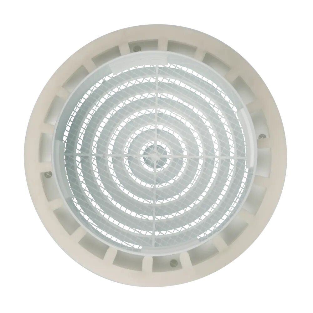 Диффузор вентиляционный Equation D 125 мм пластик цвет белый — фото 1