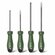 Набор отверток Deli "Home Series Green" HT1004L 4шт SL5x100+SL6x1...