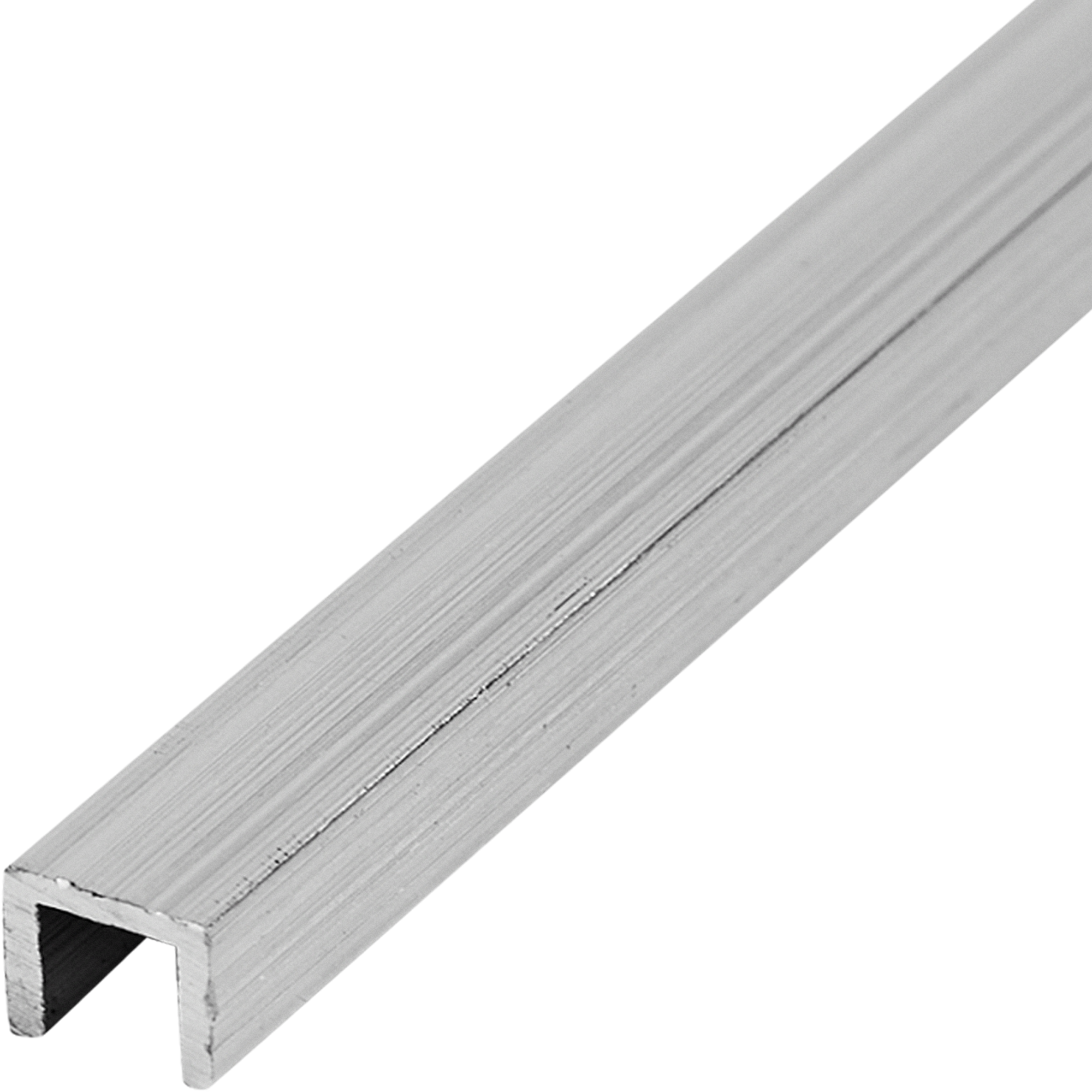 фото П-профиль 10x10x1.2x2000 мм, алюминий, цвет серый