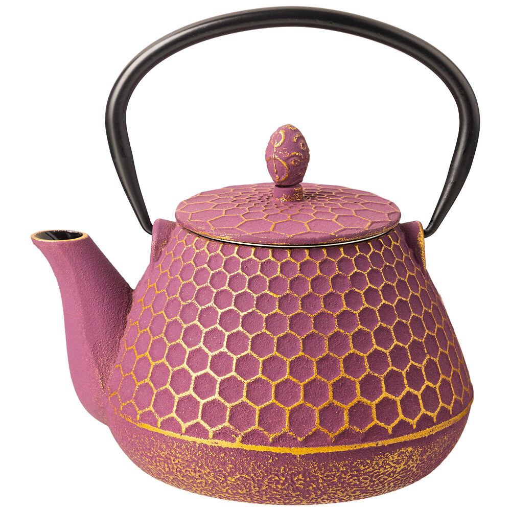 Заварочный чайник чугун. с эмал. покрытием внутри 1000 мл Lefard (195002)