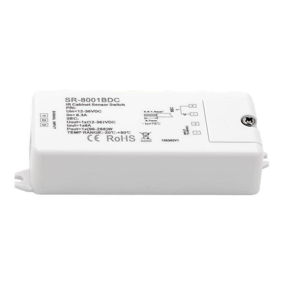ИК-датчик "открытие-закрытие двери" серебро 12-36 В, SR-8001BDC SWG - фото №5