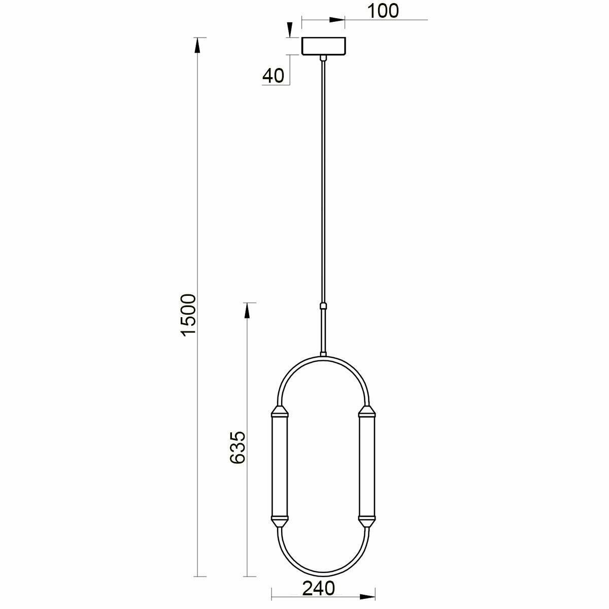 Подвесной светильник Vele Luce CAPSULA VL7293P21 - фото №8