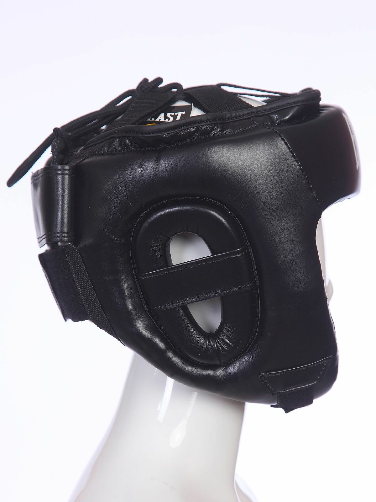 Боксерский шлем Everlast, шлем для бокса тренировочный, черный-L