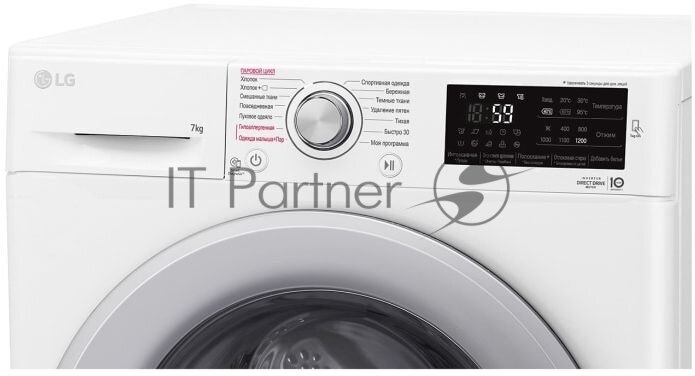 cм lg f 2m5 hs4wp бел 60*45 7кг 1200об эл упрдиспл ean:8806091910929 - фотография № 9