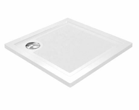 Душевой поддон из стеклопластика WasserKRAFT Salm 90x90 27T03 квадрат, белый глянец