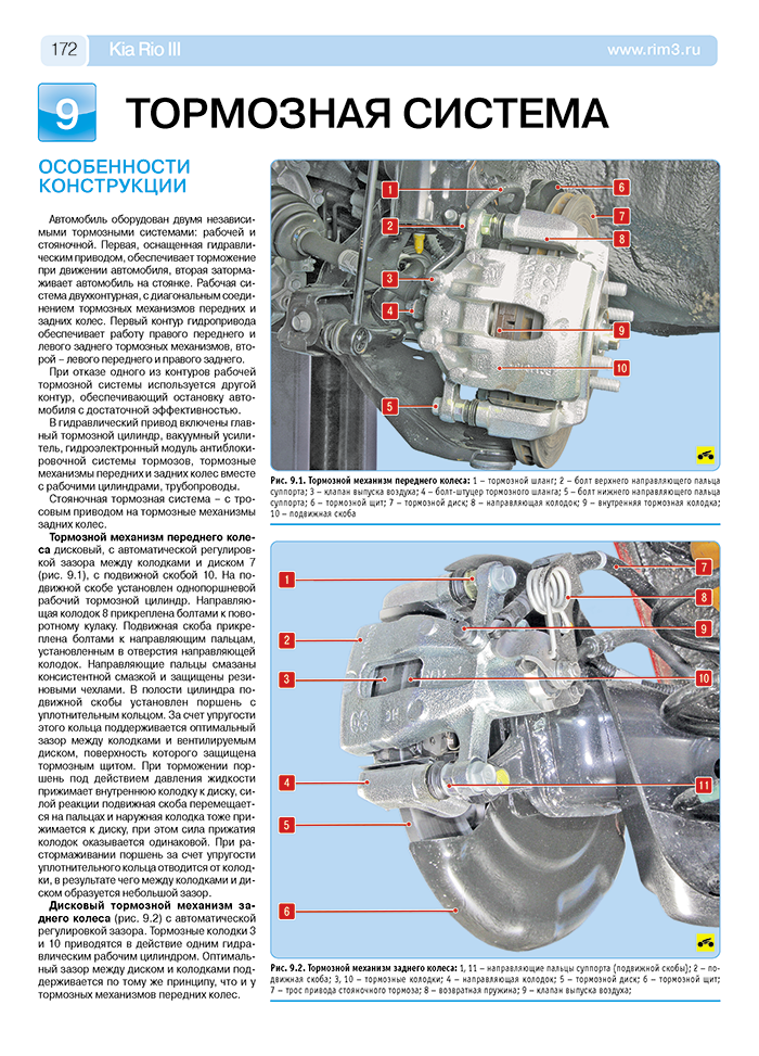 Kia Rio III. Руководство по эксплуатации, техническому обслуживанию и ремонту - фото №16